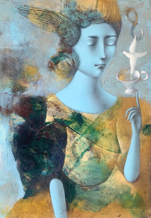 Everything What You Have At The Tips of Your Finger Pittura, 27,6x19,7 in