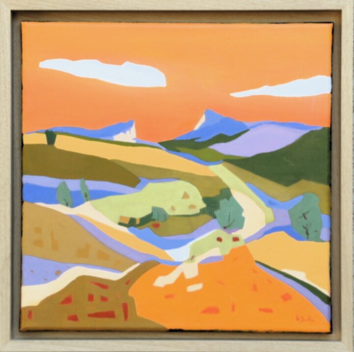 Œuvre présentée encadrée