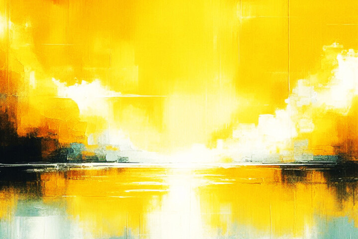 abstract seascape no.27 绘画, 39.4x59.1 in