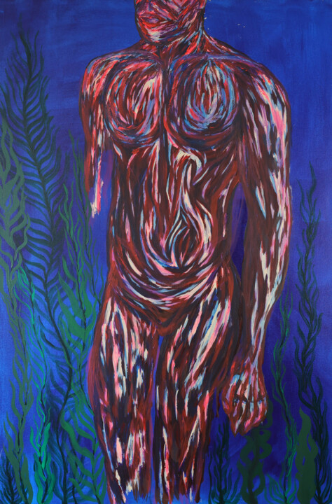 Echos der Tiefe 绘画, 47.2x31.5 in