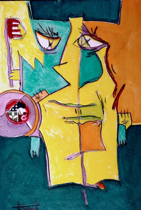 COMANDO Schilderij, 17x11 in