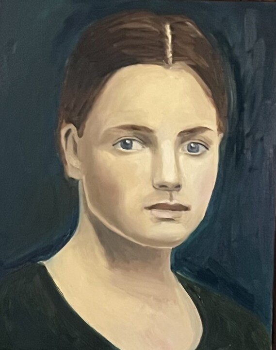 Young woman 绘画, 20x16 in