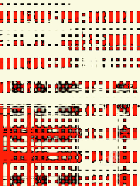 Strata #15 数字艺术, 40x29.9 in