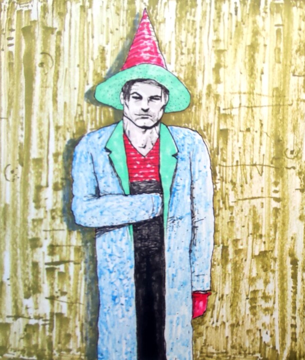 The usual suspect 그림, 5.9x5.9 in