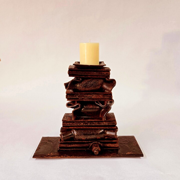 Tower of Squish Sculptuur, 12x14 in