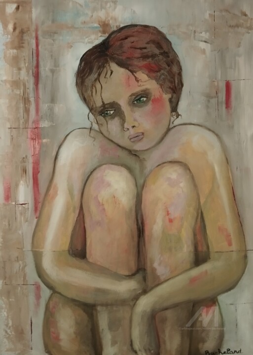 La blessure 绘画, 27.6x19.7 in
