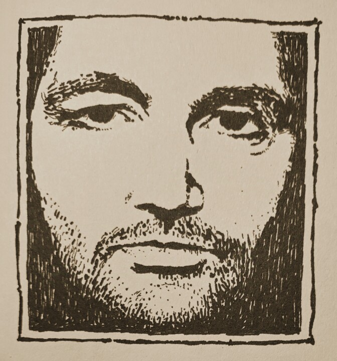 Maassen look-alike 图画, 7.9x5.9 in