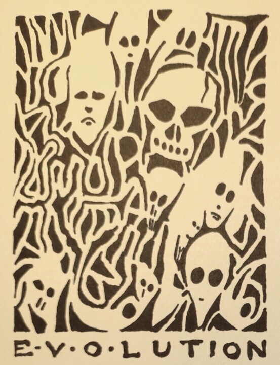 Evolution 图画, 7.9x5.9 in