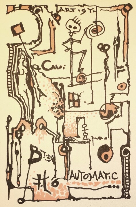 图画,  7.9x5.9 in 