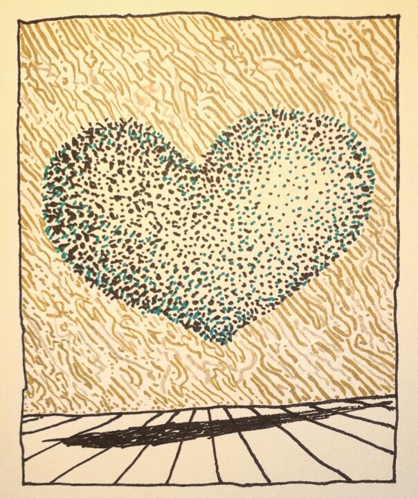 Falling hard 图画, 5.9x5.9 in