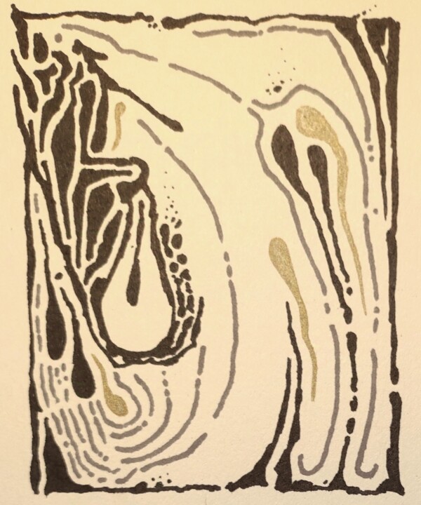 图画,  3.2x3.2 in 