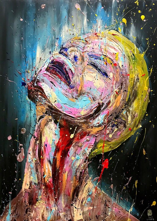 Act II 绘画, 27.6x19.7 in