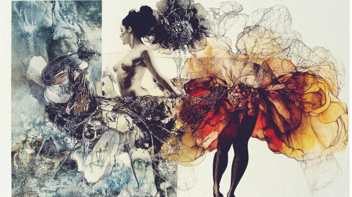 Ballerina is Synonymous with Flower 数字艺术
