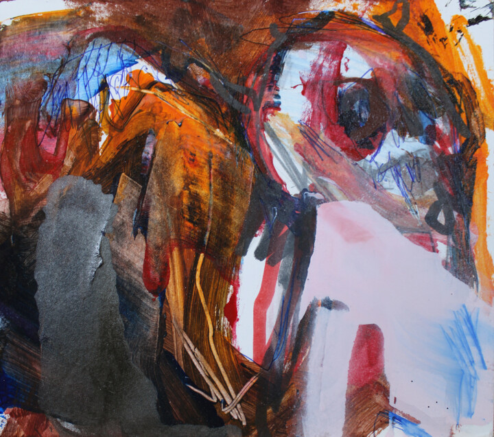 Animal bones 8 绘画, 6.3x7.1 in