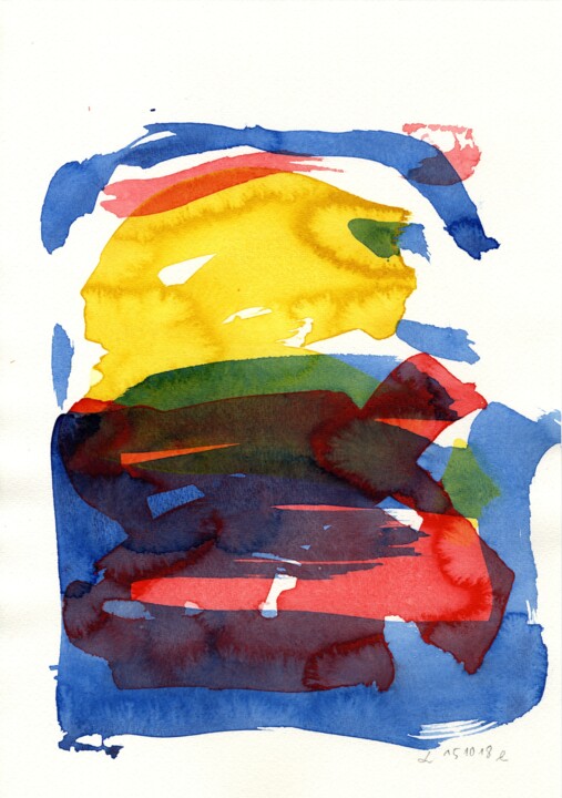 Auto/Selbster (151018.5) Schilderij, 13,4x9,5 in