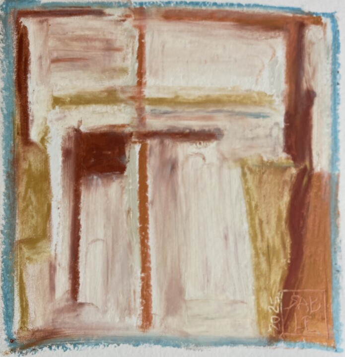 paysage urbain 0011 Schilderij, 7,9x7,9 in