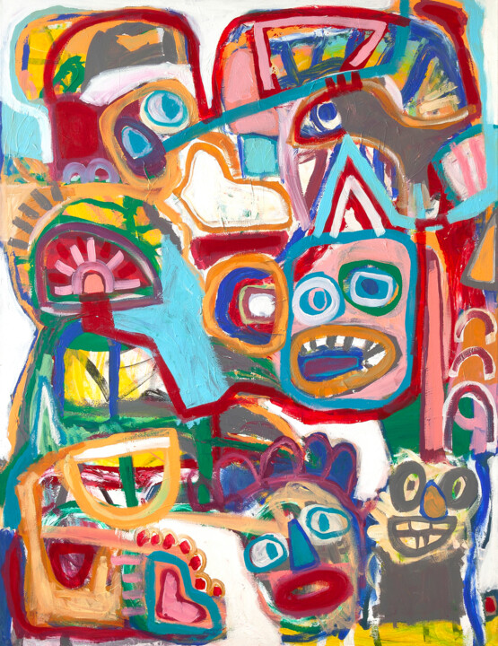 Wake up morning is coming 绘画, 51.2x39.4 in
