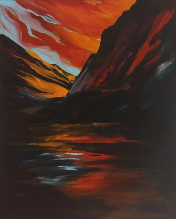 绘画,  21.7x18.1 in 