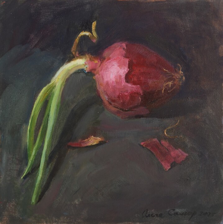 Rouge-vert Pittura, 7,9x7,9 in