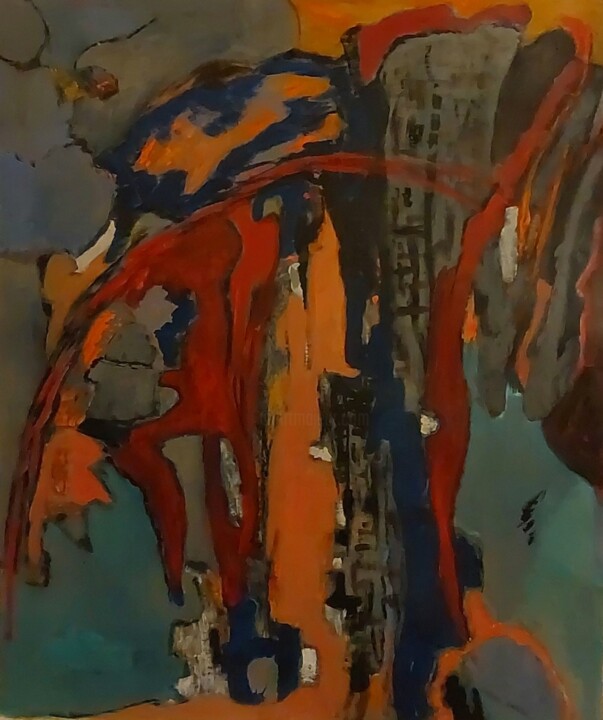 绘画,  36.6x30.7 in 