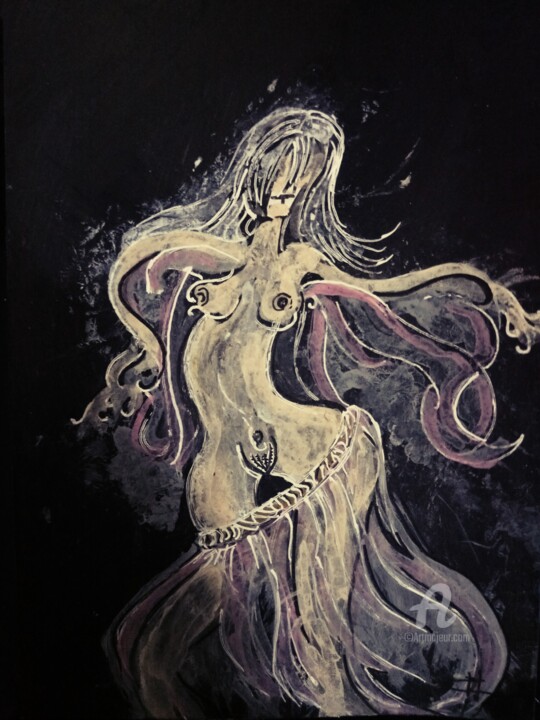La danseuse libre 图画, 5.8x4.1 in