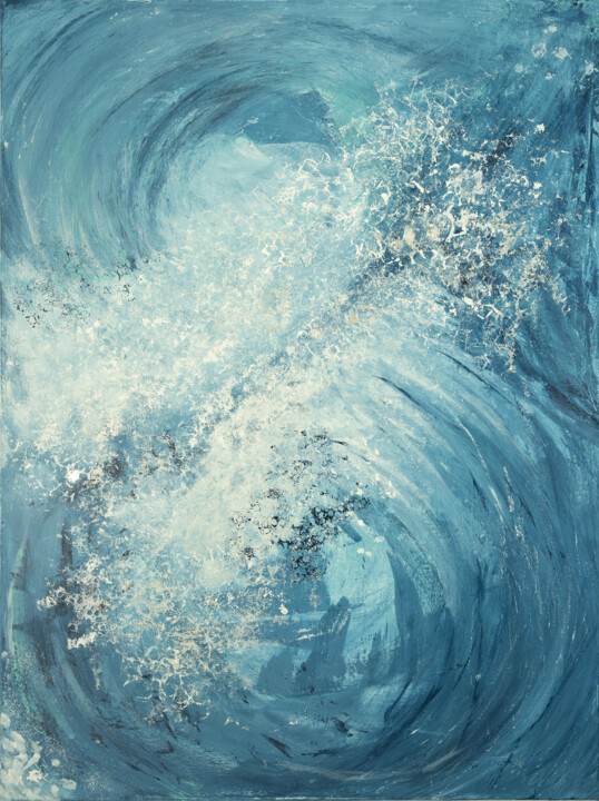 Wave 2 绘画, 40x30 in