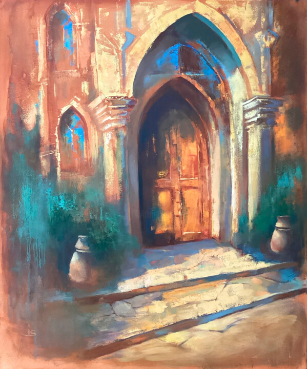 The Golden Door 绘画, 47.2x39.4 in