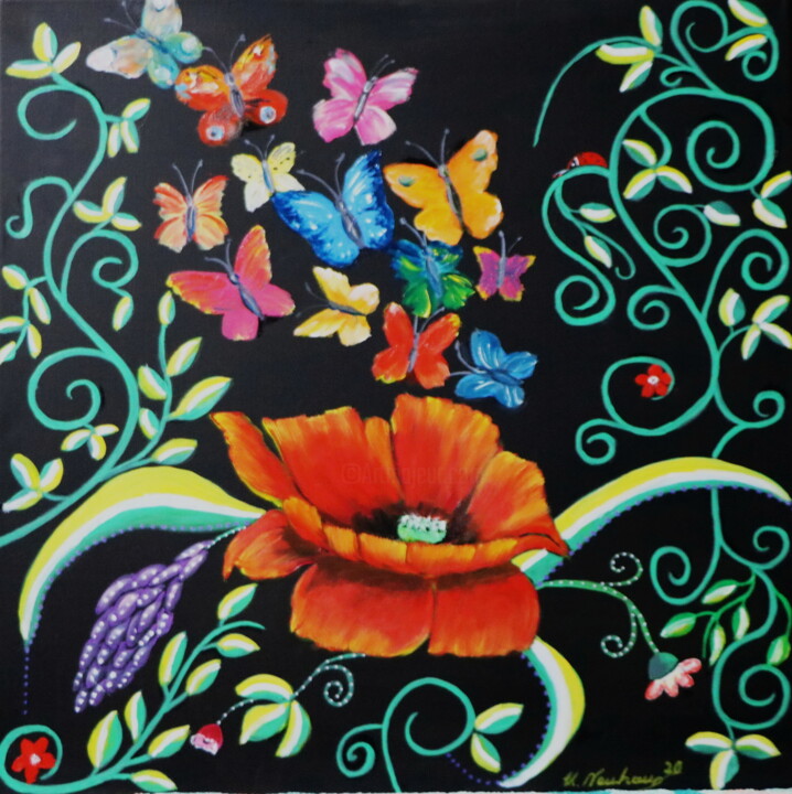 Pittura,  19,7x19,7 in 