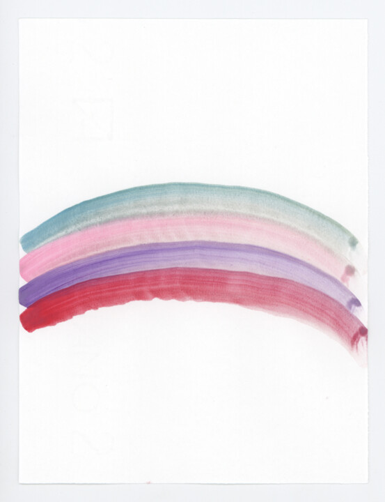 图画 标题为“Untitled No. 9524” 由Alessio Lucarini, 原创艺术品, 水彩