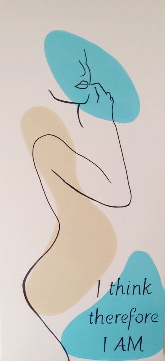 I am 绘画, 39.4x19.7 in