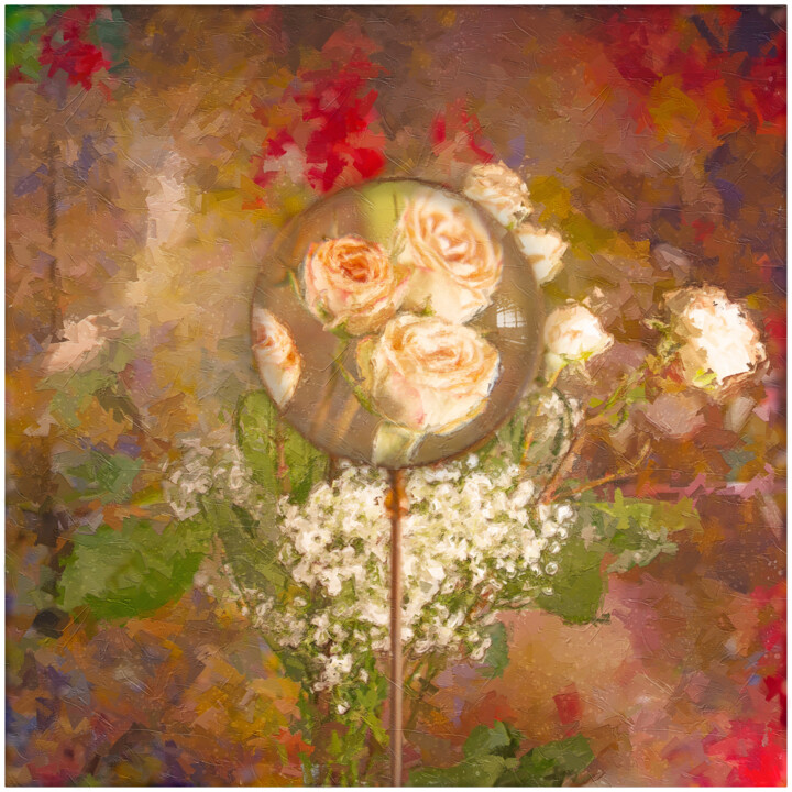 Digital Arts titled "Under Glass 2" by Photospoon, Original Artwork, Digital Painting