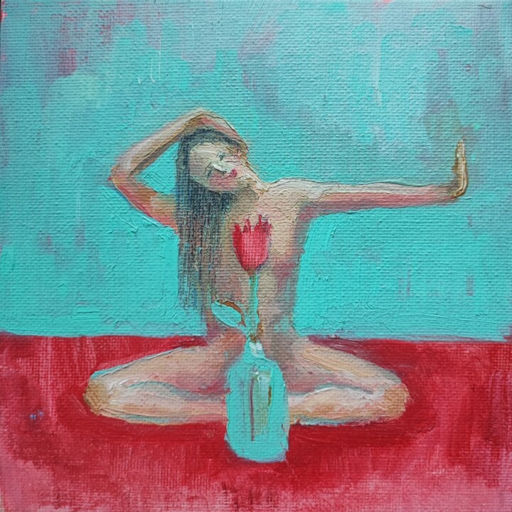 绘画,  5.9x5.9 in 