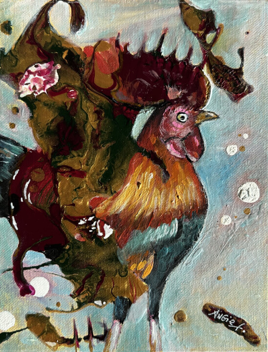 L'Eclat du matin 绘画, 9.5x7.1 in