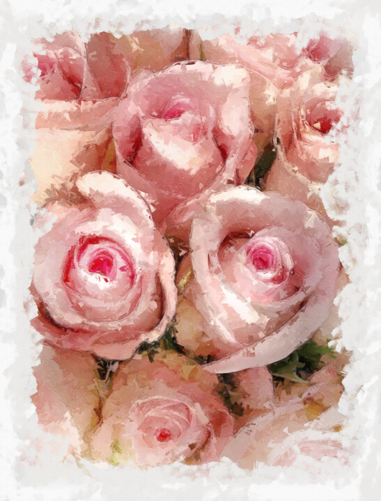 Painted Roses Arte digitale