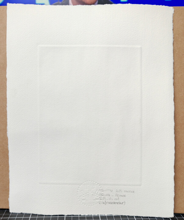 Arrière de l'œuvre