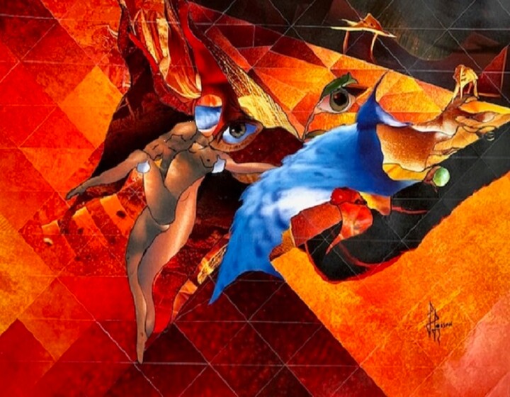 DANSE AVEC LES STARS 拼贴, 19.7x27.6 in