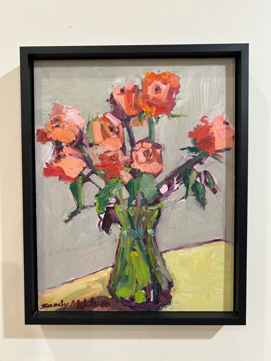 How Many Ways to Say Roses 绘画, 12x9 in