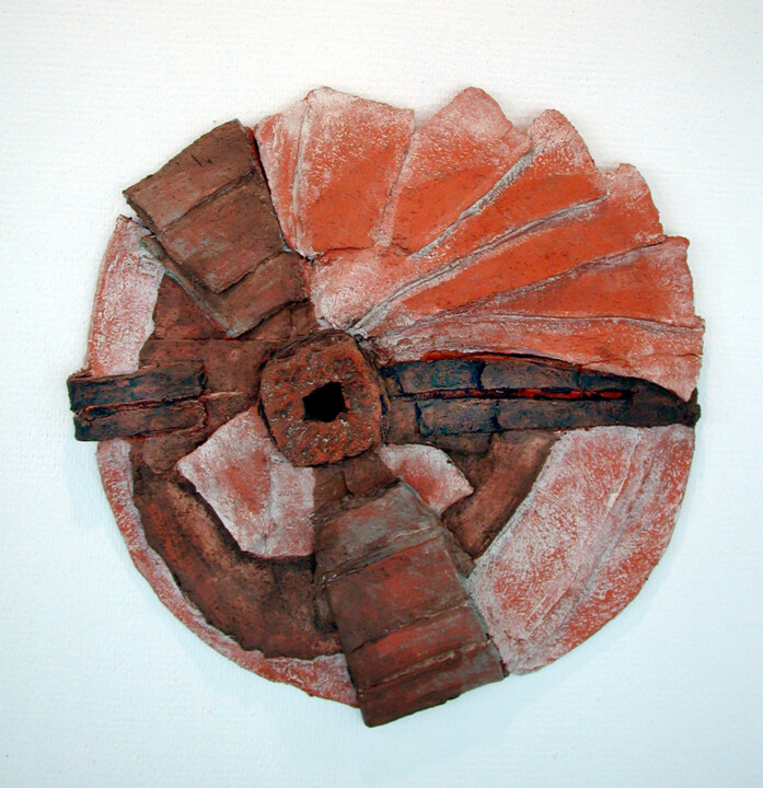 Skulptur mit dem Titel "Ton-Welle" von Gerd Reutter, Original-Kunstwerk, Ton