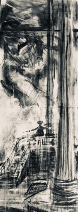 Adamastor “Os Lusíadas” 图画, 33.1x11.7 in