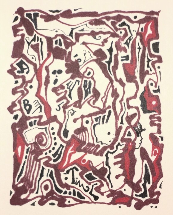 Tim Tekening, 7,9x5,9 in