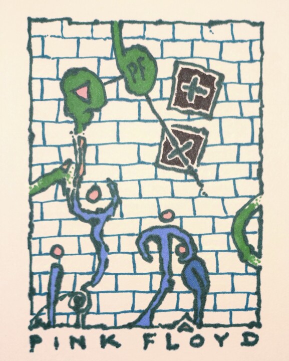 Pink Floyd 图画, 7.9x5.9 in