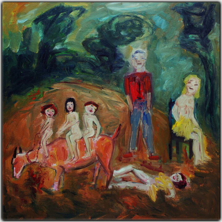 Scène champêtre 绘画, 31.5x31.5 in