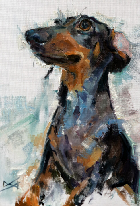 Schilderij,  11,8x7,9 in 