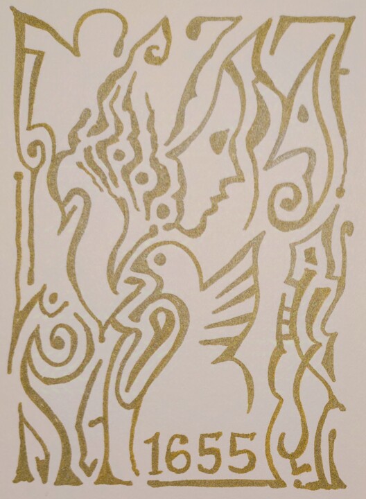 The gilded age Desenho, 7,9x5,9 in