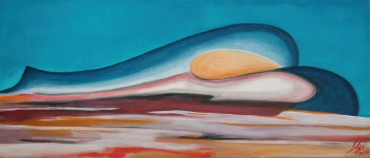 Ausruhen Pittura, 27,6x11,8 in