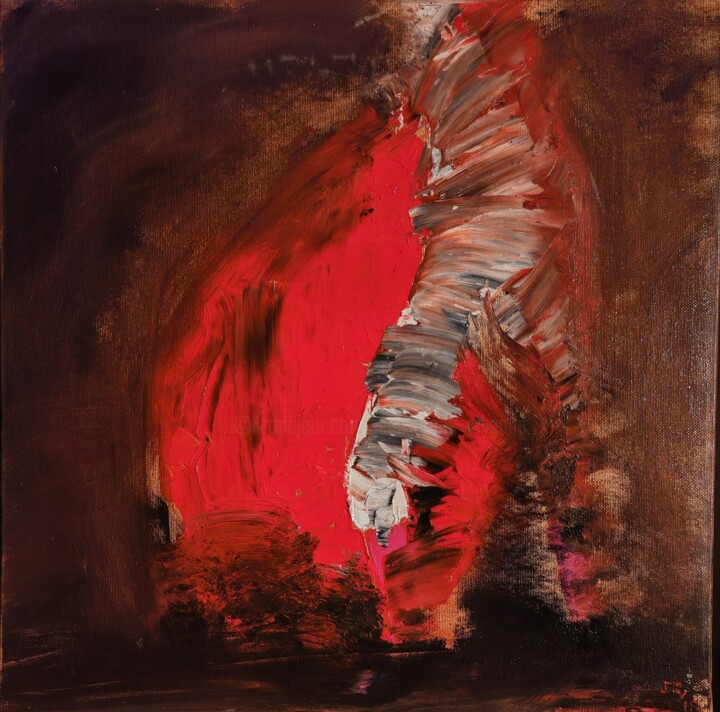 La corrida 绘画, 15.8x15.8 in