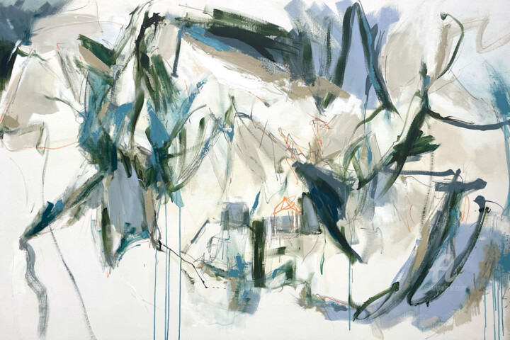 Elbows Out 绘画, 39.4x59.1 in