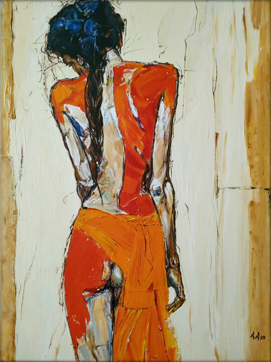 In the Summer Garden 绘画, 23.6x17.7 in