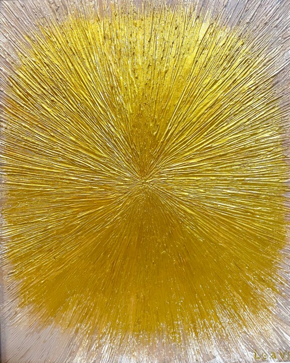 The energy picture. The sun in the rays of creation 绘画, 19.7x15.8 in