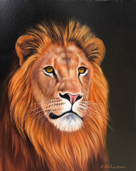 Regal Majesty 绘画, 11.8x9.5 in